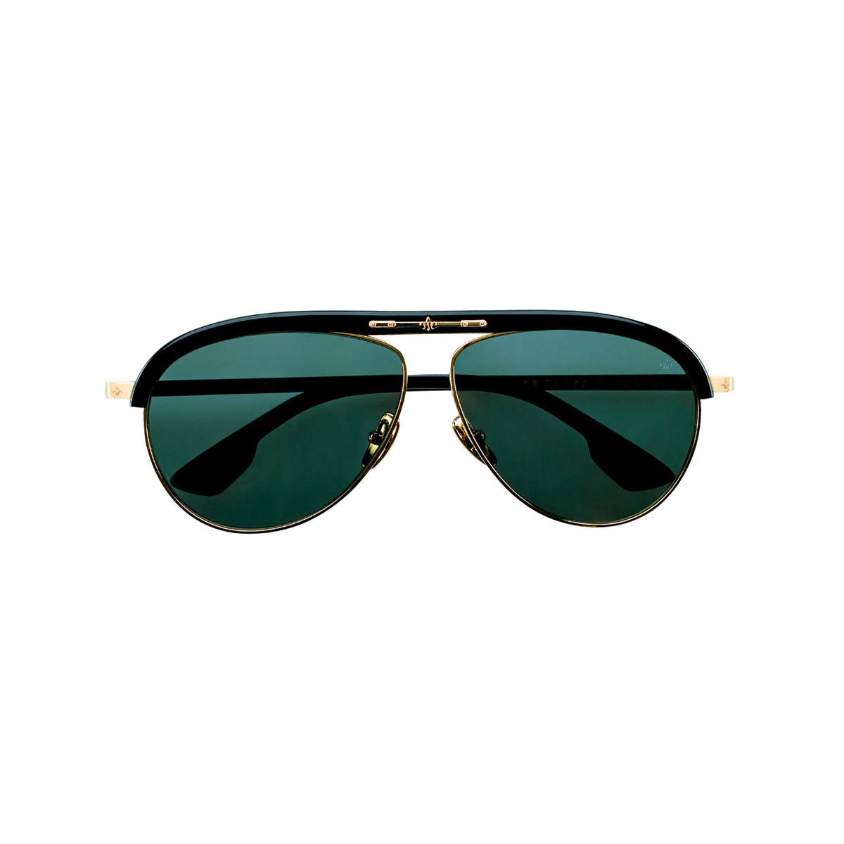 N1.1 Black / Gold Frame - Green Lens