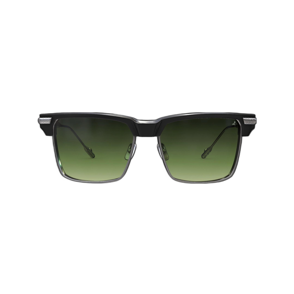 N20 Black/Silver Frame - Green Gradient Lens