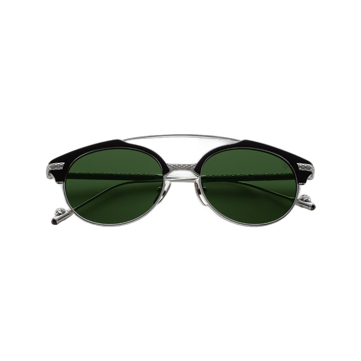 N21 Black / Silver Frame - Green Lens