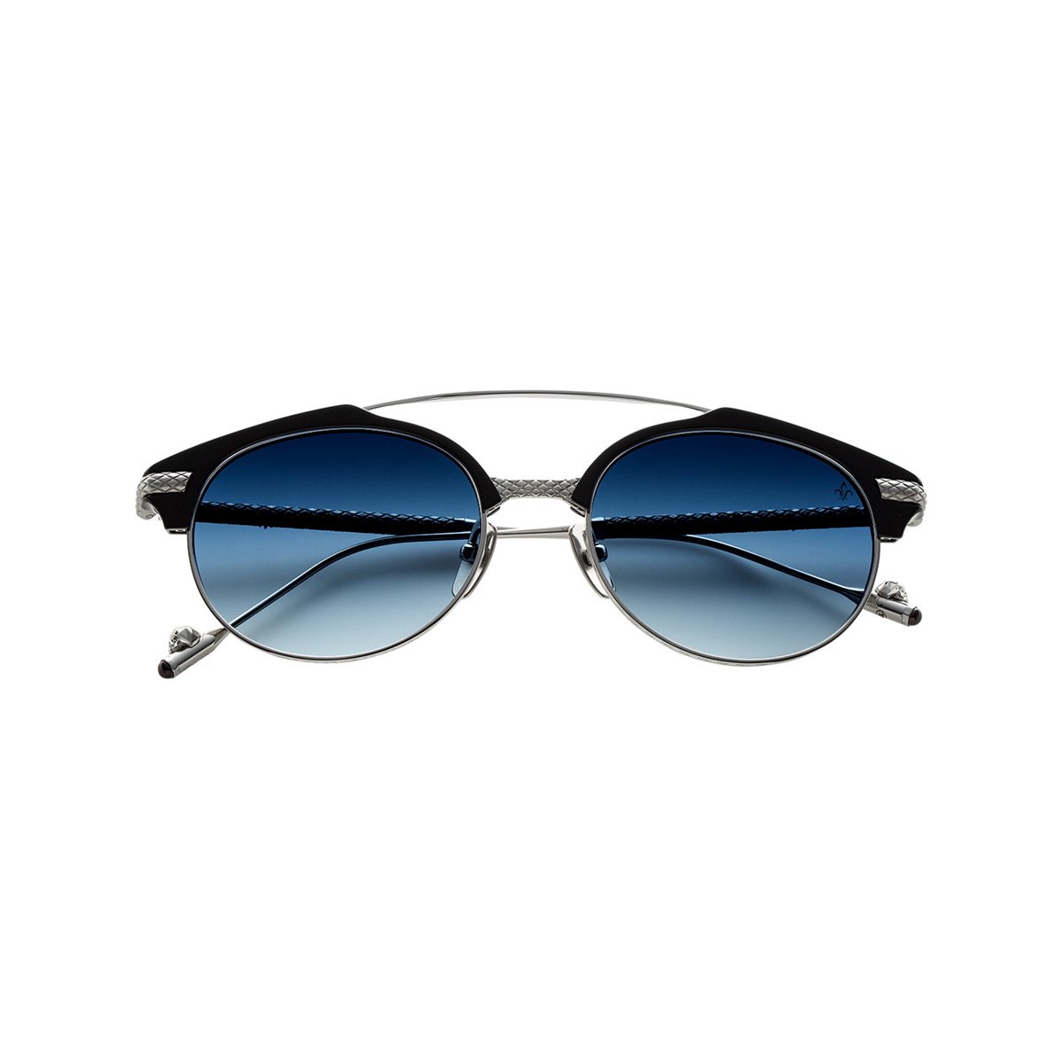 N21 Black / Silver Frame - Blue Gradient Lens