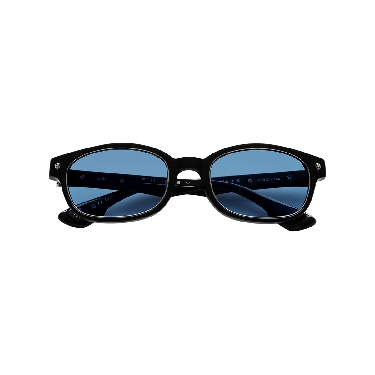 N22 Black Frame - Blue Lens