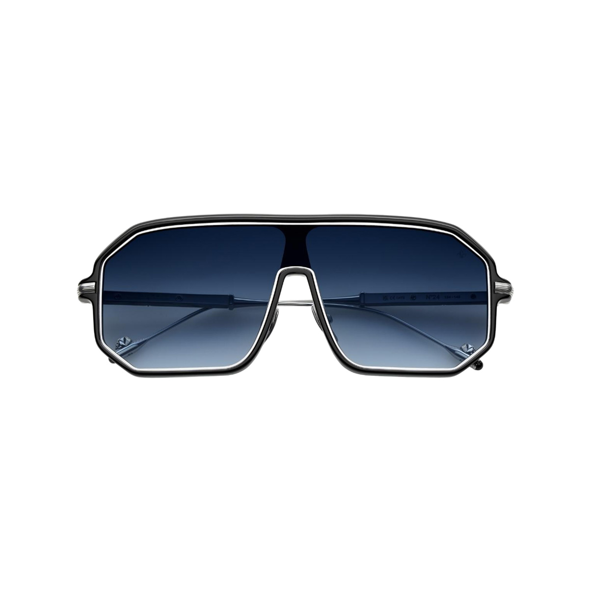 N24 Black / Silver Frame - Blue Gradient Lens