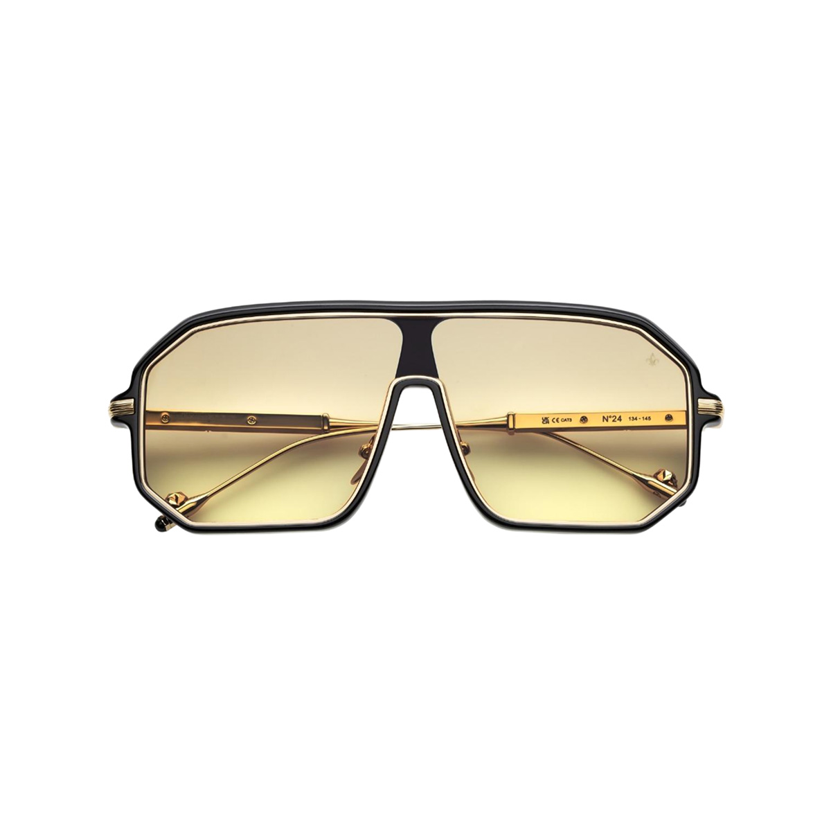 N24 Black / Gold Frame - Jelly Yellow PTC Lens