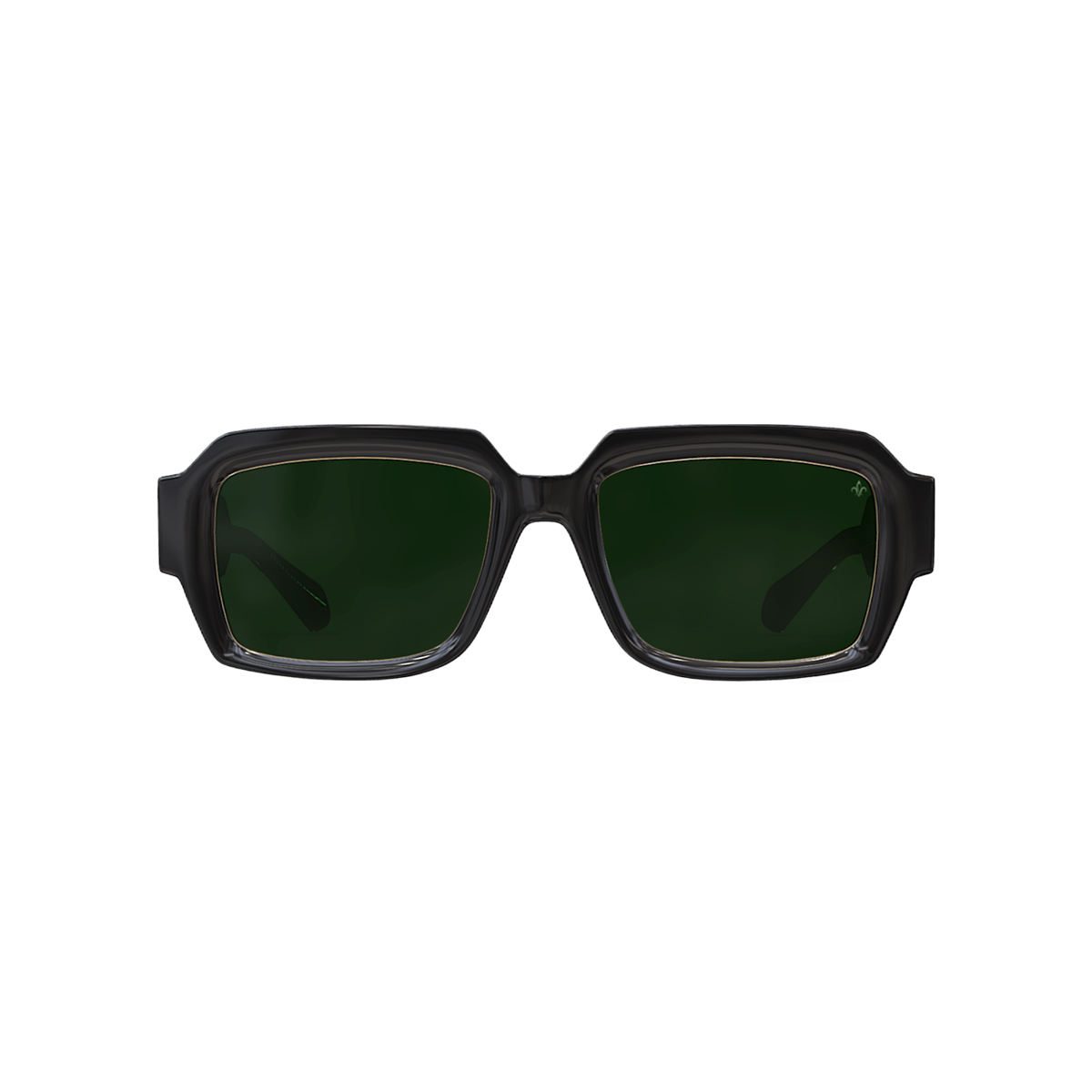 N28 Black/Gold Frame - Green Lens