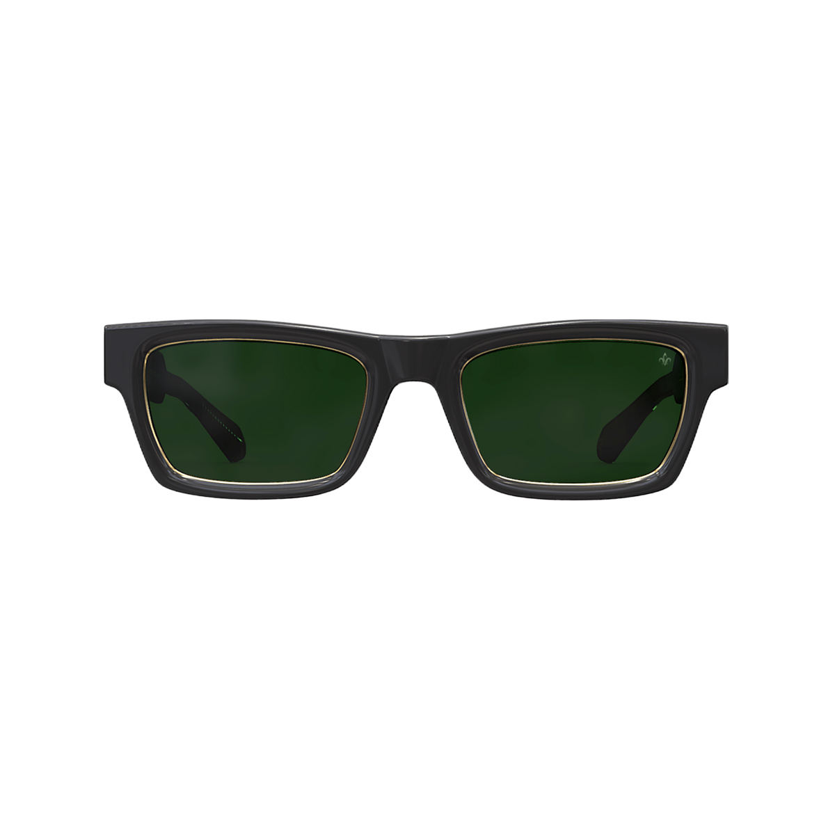 N29 Black/Gold Frame - Green Lens