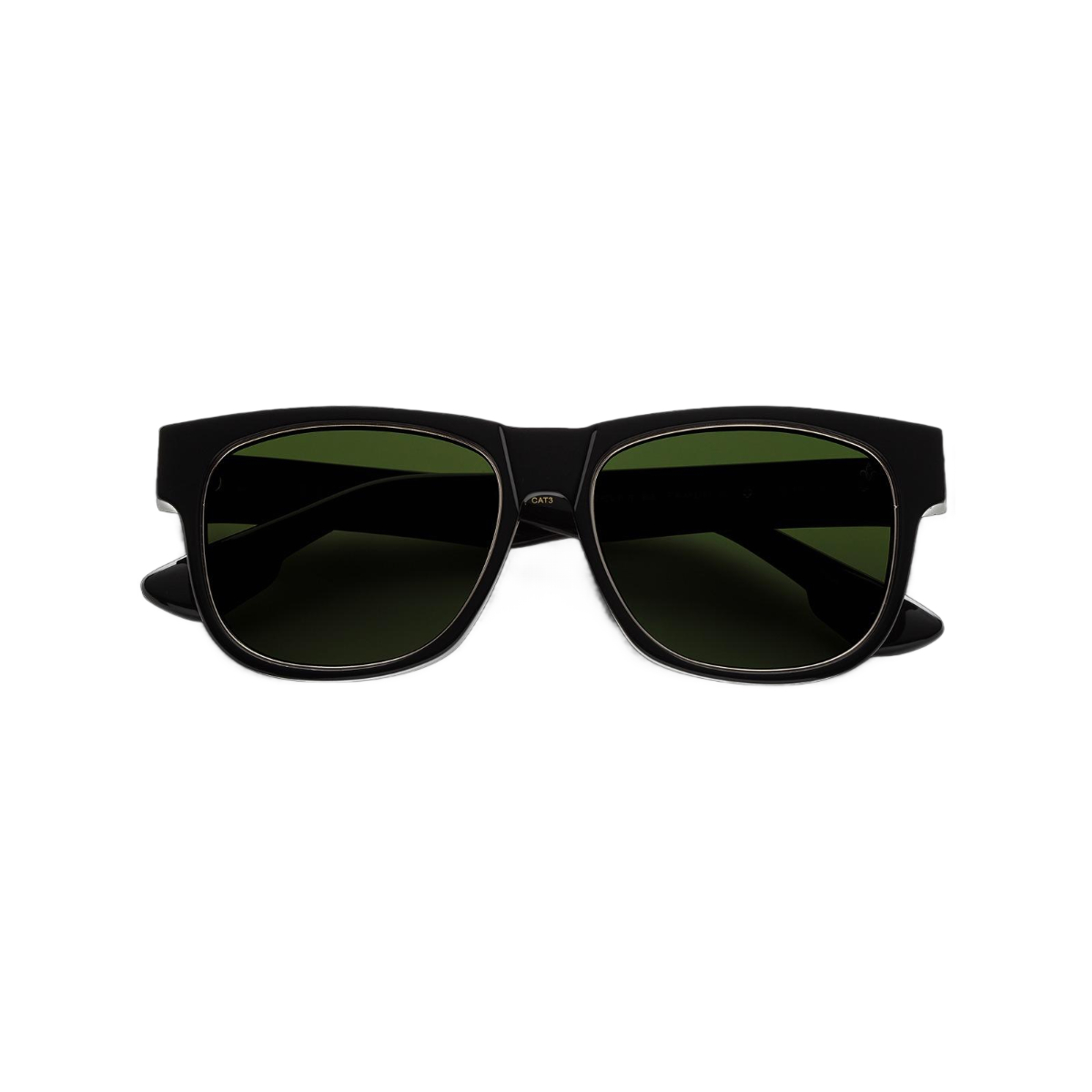 N3.3 Black Frame - Green Lens