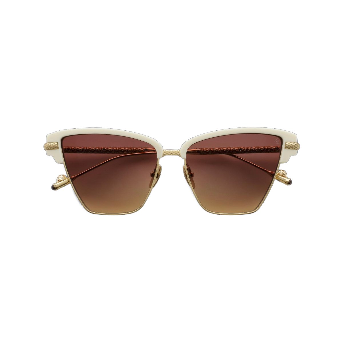 WN17 Ivory / Gold Frame - Brown Gradient Lens