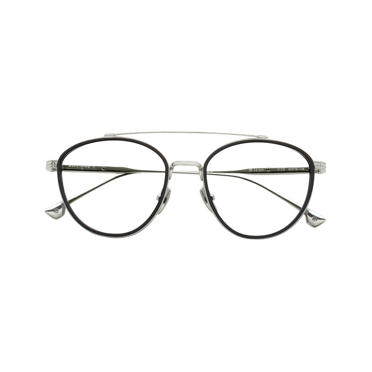 X35 Silver Frame - Clear Lens