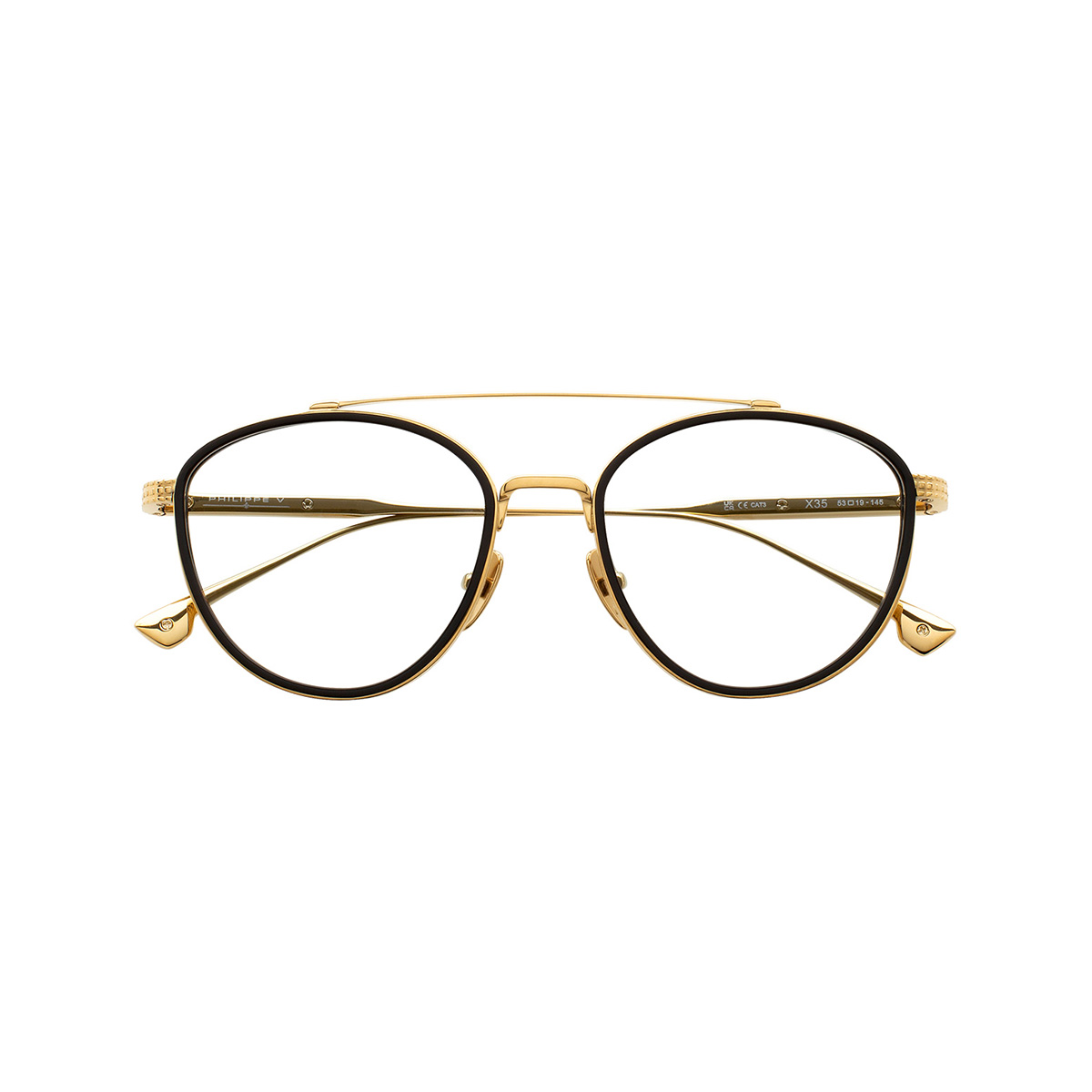 X35 Gold Frame - Clear Lens