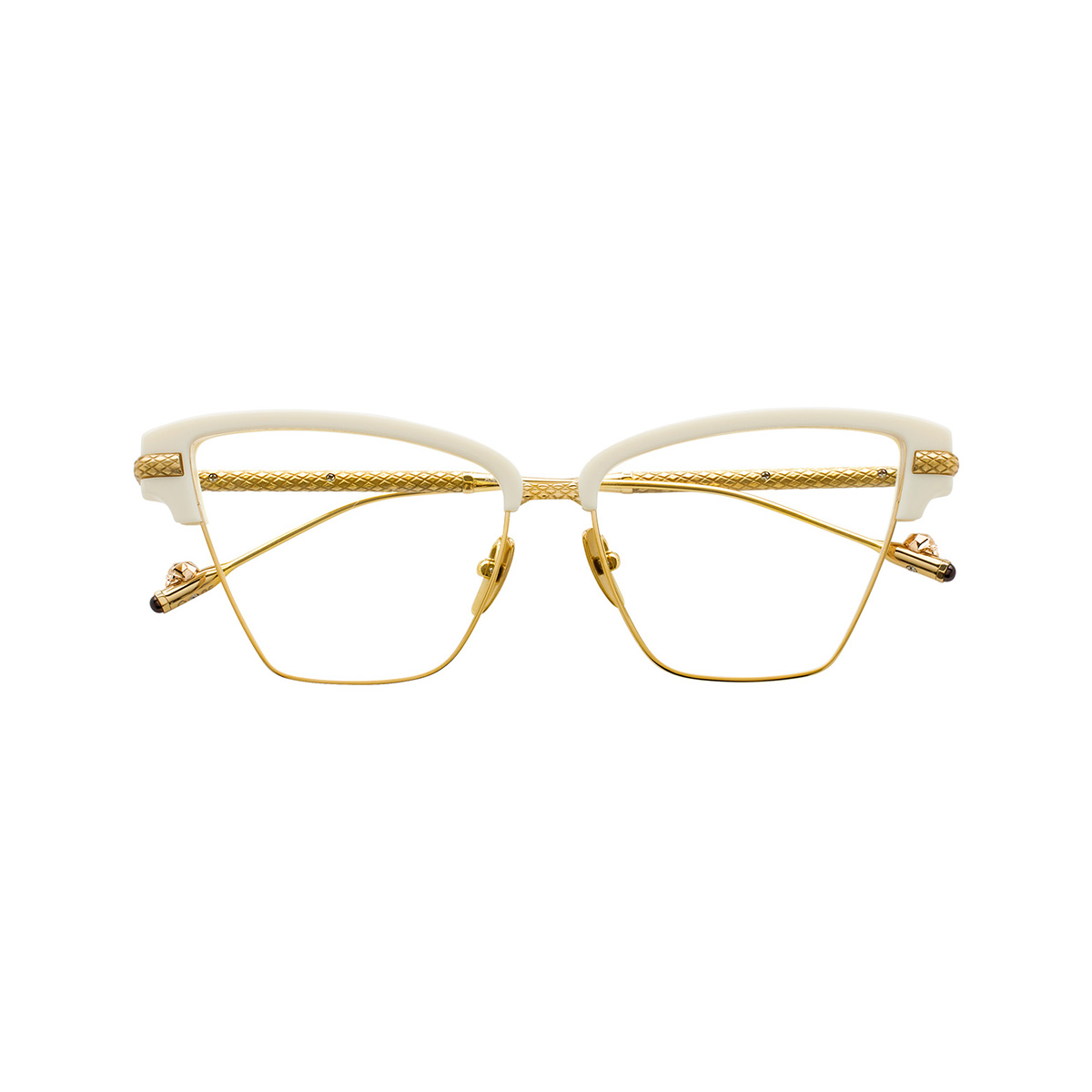 X41 Ivory/Gold Frame - Clear Lens