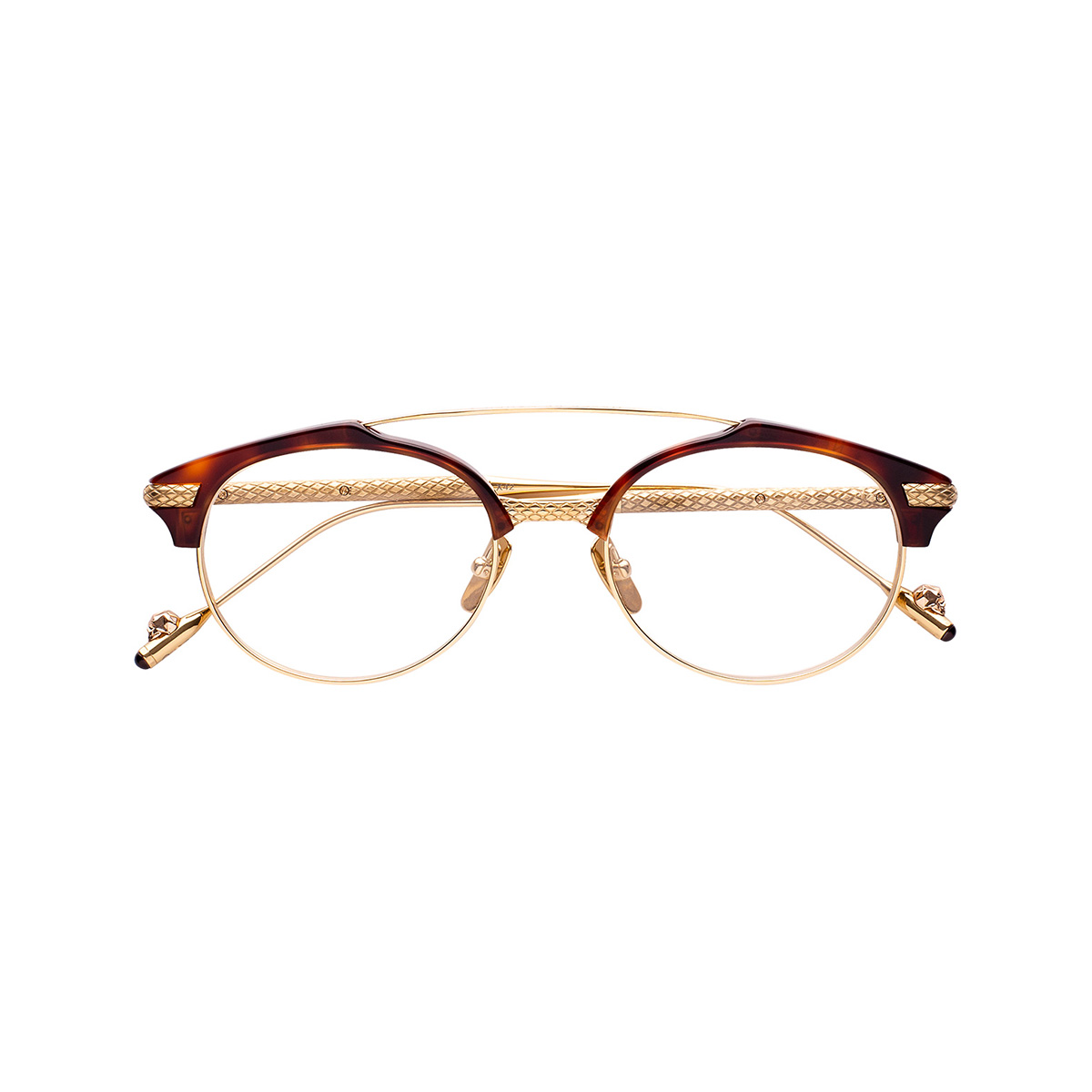 X42 Tort/Gold Frame - Clear Lens