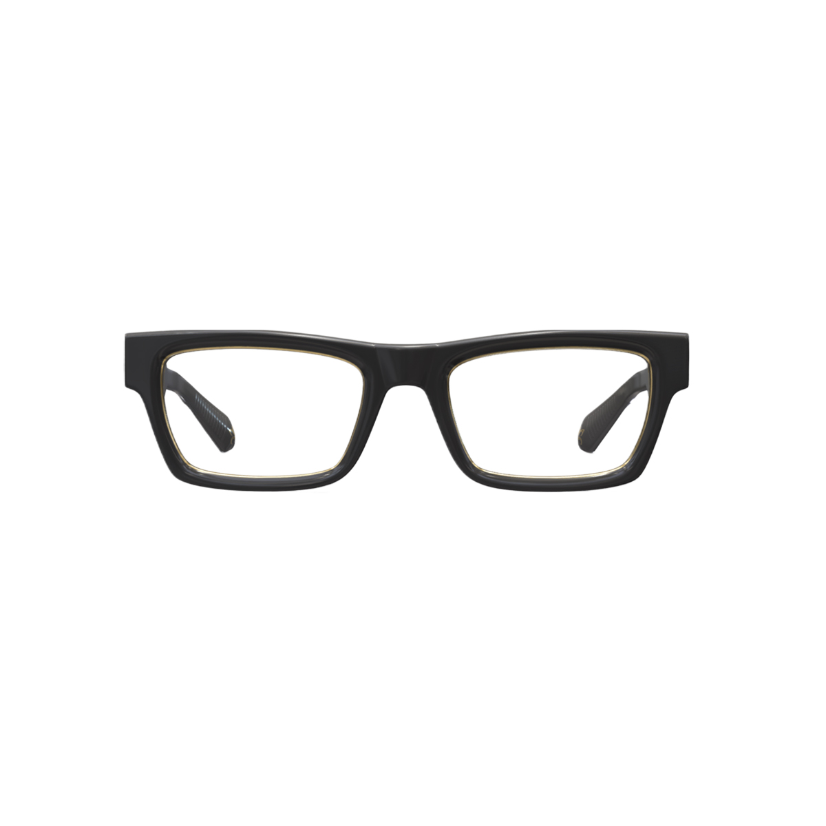 X55 Black Matt/Gun Metal Frame - Clear Lens