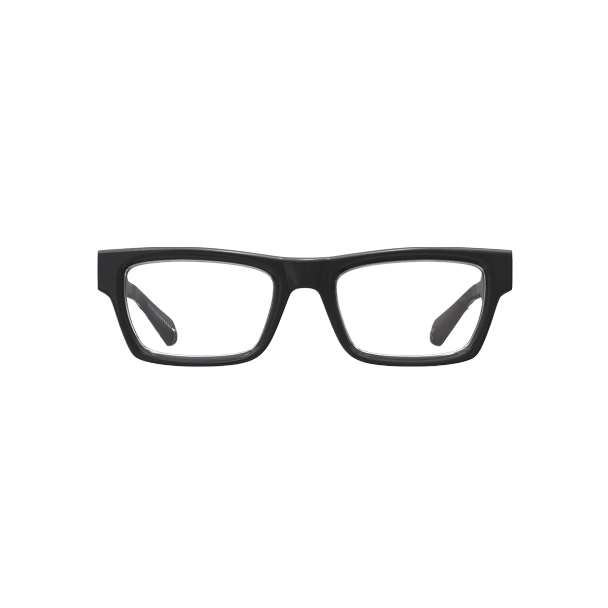 X55 Black/Silver Frame - Clear Lens